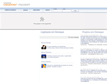 Tablet Screenshot of legiscenter.com.br